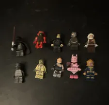 LEGO Minifigures Lot of 10 Minifigure Figures Mixed Characters Plastic