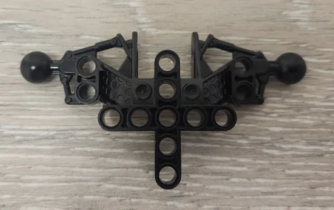 Lego 53545 Black Bionicle Toa Inika Upper Torso Shoulders Section Part Piece
