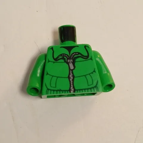 NEW Lego Girl/Boy MINIFIG TORSO - Bright Green w/Winter Coat Ski Jacket Pattern