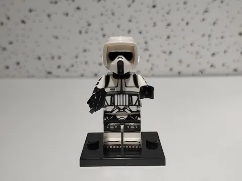  Lego Star Wars Scout Trooper Mandalorian Custombody Armored Minifigure New Rare