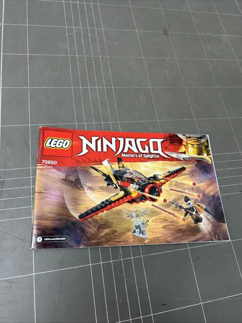 VINTAGE TOY LEGO MANUAL INSTRUCTIONS BOOKLET ART NINJAGO 71207