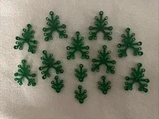 Vintage Lego Lot of Green Leaves Leafs Foliage Plant Trees Greenery 13 Pieces