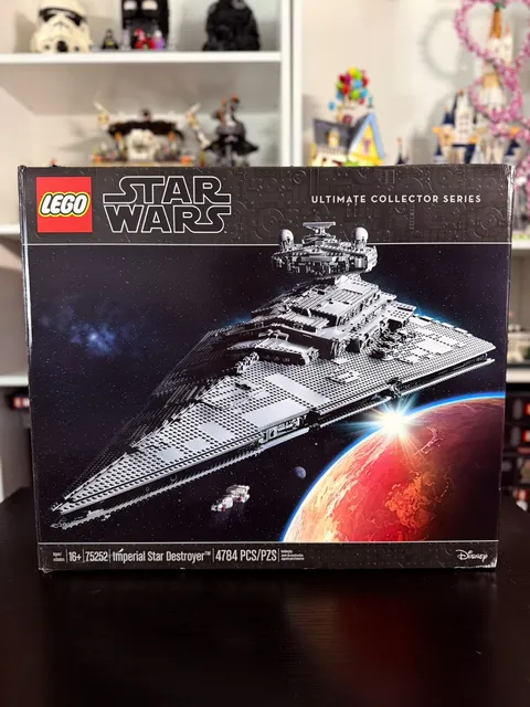 LEGO 7525 Star Wars UCS Imperial Star Destroyer W/Box & Manual - Incomplete