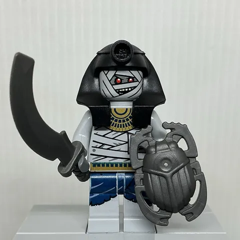 LEGO Pharaoh's Quest pha003 Mummy Warrior 1 Minifigure & Shield Sword 7306 7326