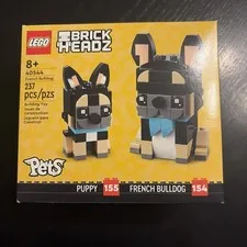 LEGO Brickheadz Pets 40544 French Bulldog New Sealed In Box Retired Set