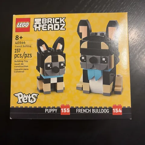 LEGO Brickheadz Pets 40544 French Bulldog New Sealed In Box Retired Set