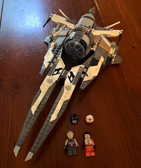 LEGO Star Wars Retired Black Ace TIE Interceptor 75242 used 100% complete