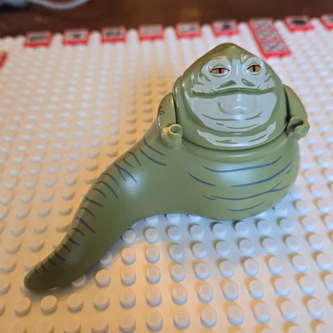LEGO Jabba the Hutt - Olive Green, Tan Face, Dark Bluish 75397 sw1388 Minifig