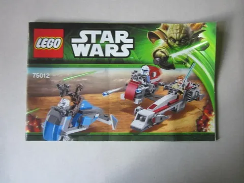 Lego Instructions Instruction Star Wars 75012