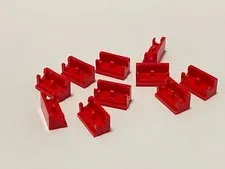 Lego 3937 Red Replacement Add-on Pieces Parts Lot of 10