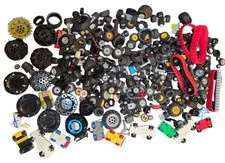 Lego Wheels Tires Axles Car Vehicle 3 Pound Lbs. Lots Parts Pieces