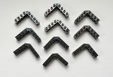 LEGO Part 28973/32555 (Qty 10) Technic Brick 5x5 Right Angle NEW