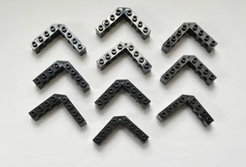 LEGO Part 28973/32555 (Qty 10) Technic Brick 5x5 Right Angle NEW