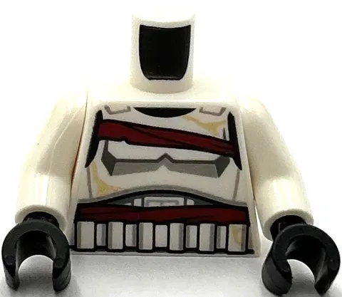 Lego New White Minifigure Torso SW Armor Stormtrooper Simplified Armor Part