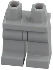 Lego Star Wars Minifigure LEGS Light Bluish Gray Jeans Pants Plain Part D494