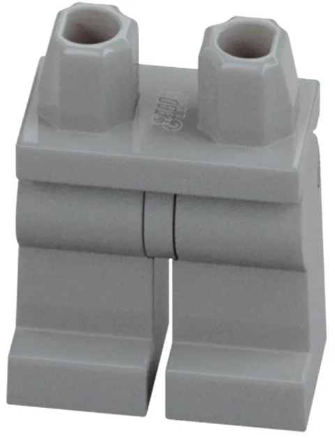 Lego Star Wars Minifigure LEGS Light Bluish Gray Jeans Pants Plain Part D494
