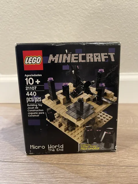 LEGO Minecraft: Micro World – The End (21107) New - Note Box Condition 