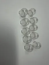 LEGO Parts: # 30151 Trans-Clear Bricks Round Dome Top 2 x 2 x 1 2/3 Lot Of 10