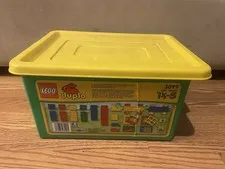 Vintage Duplos Storage Container Only 13x9x8 #3099