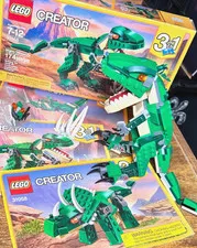 Complete Lego Creator 31058 Dinosaurs 3in1 Tyrannosaurus Pterodactyl Stegosaurus