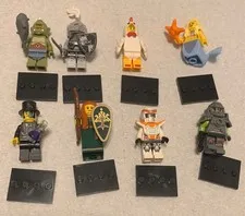 Lego 71000 CMF Series 9 Minifigures Lot of 8 Heroic Knight Forest Maiden Mermaid