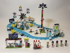 Lego Friends Amusement Park Roller Coaster 41130 Used No Box/Manual See Details
