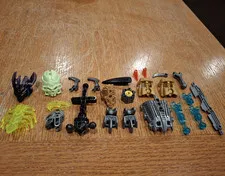 LEGO BIONICLE Bulk Lot Mixed Parts Pieces & Accessories Multicolor Plastic