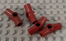 LEGO Lot of 4 Reddish Brown #3 Technic Axle Connectors