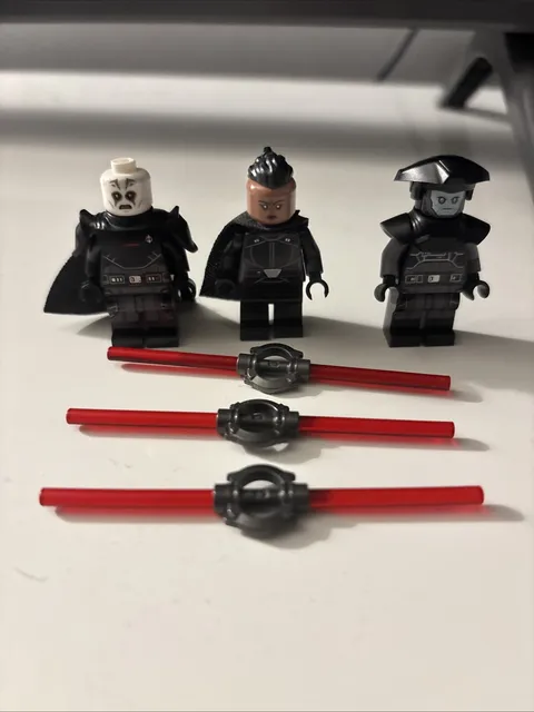 LEGO Minifigure Lot of 3 Star Wars Inquisitor Figures