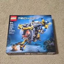 LEGO Technic Deep-Sea Research Submarine Toy - 413 Pieces - 42201 *NEW SEALED*
