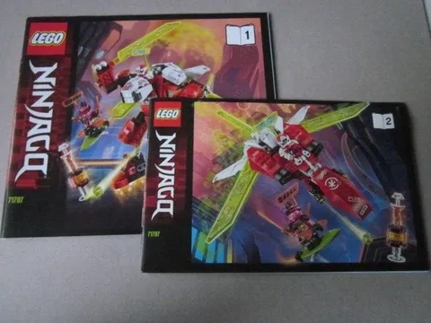 Lego Ninjago Building Instructions Instruction 71707 Part 1 and 2 Part 1 and 2