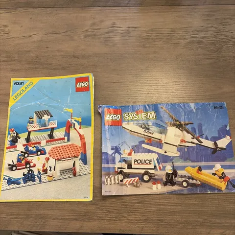 LEGO  instructions 6381 & 6545 in great/okay Condition for year