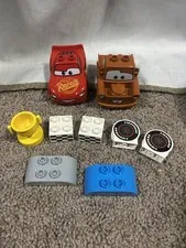 Lego Disney Cars DUPLO Lot - Lightning McQueen Tow Mater Race Toy Block Lot Set