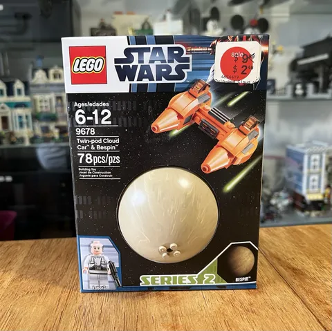 New 2012 LEGO Star Wars 9678 Twin-pod Cloud Car & Bespin Planet Lobot Minifigure