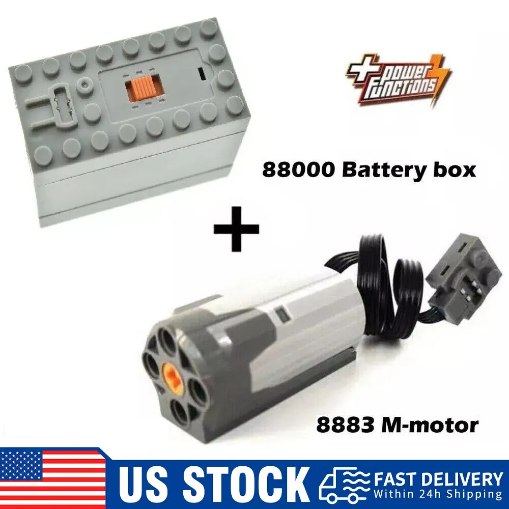 M-motor 8883 Electric Train Power Functions 88000 Battery Box For LEGO Block Toy