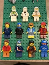 10 LEGO CITY Minifigs Bundle With 1 bonus random minifig (20)