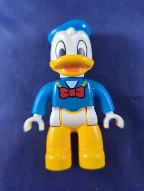 Lego Duplo Figure Donald Duck blue/white/yellow
