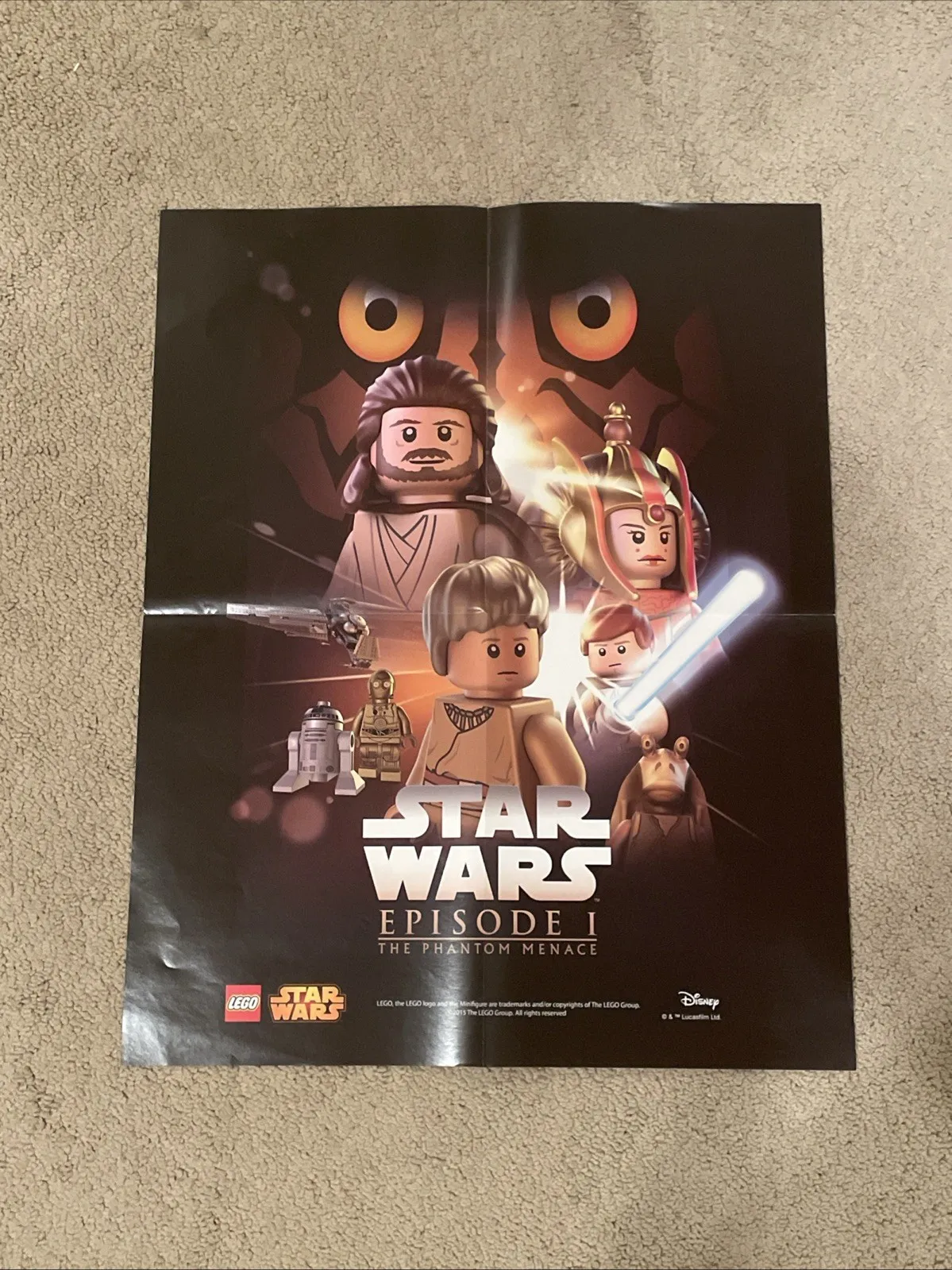 LEGO Star Wars Episode I The Phantom Menace 20" x 16" Poster Promo