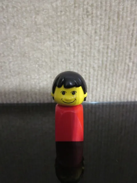 Vintage Lego Basic Figure Girl Finger Puppet Mini Figure 1980's