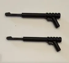  LEGO BLACK SPEAR GUNS Ocean Minifig Diver Harpoon Weapon Quantity 2