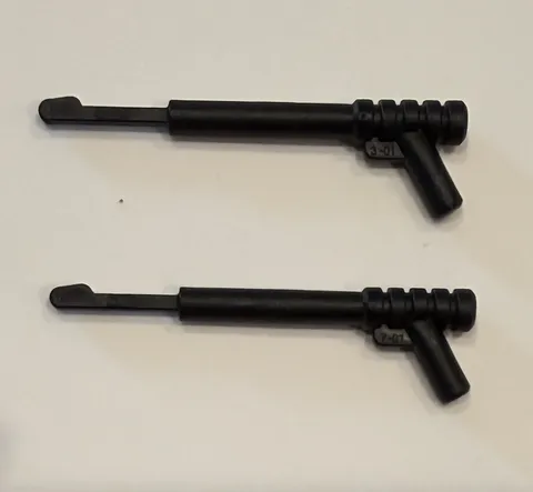  LEGO BLACK SPEAR GUNS Ocean Minifig Diver Harpoon Weapon Quantity 2