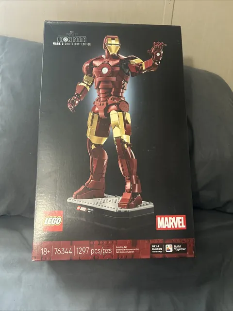 76344 Iron Man Mark 3 Collectors Edition LEGO Set New Sealed