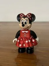 Lego Duplo Figures Disney Red Dress MINNIE MOUSE w/Skirt