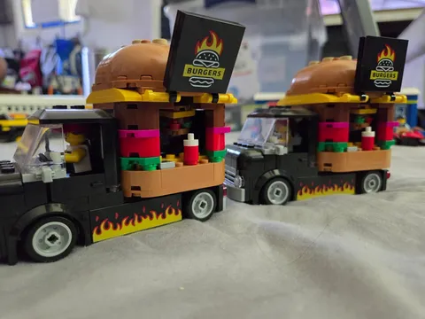 LEGO City Burger Truck Toy Building Set (60404) 