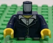 Lego Female Businesswoman Torso For Minifigure Suit Jacket Collar Shirt Pattern