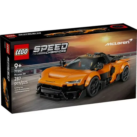 "LEGO Speed Champions McLaren W1 Race Car Toy for Boys & Girls, Ages 9+ - 77257