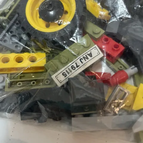 LEGO Possibly Ninja Turtles Bulk Mixed Bricks & Parts Loose Pieces Parts in Bag
