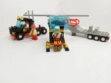 LEGO 6357 Stunt 'Copter N' Truck 1988 6357-1 Heli-Transporter Helicopter