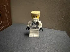 Authentic Lego Ninjago Minifigure Zane Techno Robe Rebooted njo0099 70726 Used