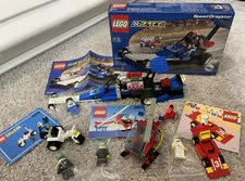 LEGO Classic Town Set Lot: 6531, 1612, 6324, 6714 - Complete Vintage Sets - City